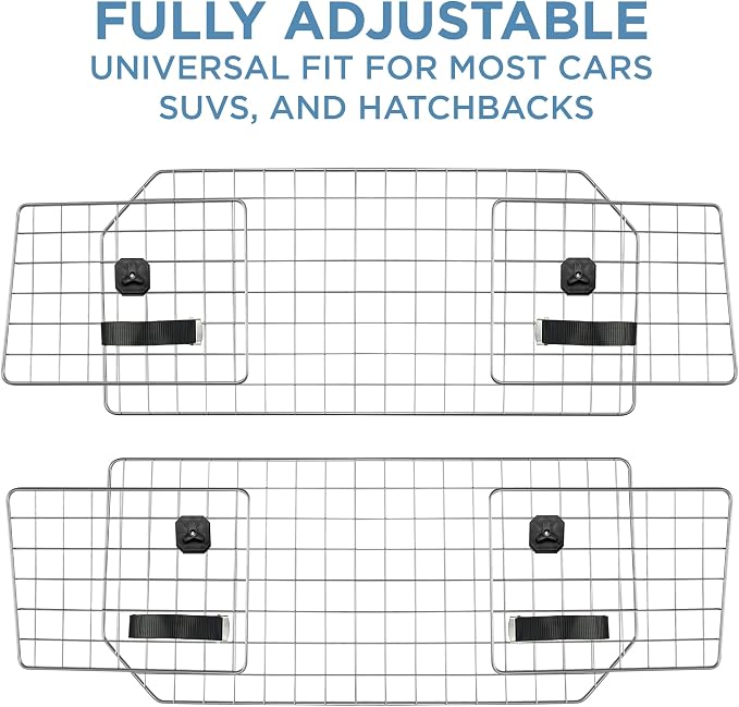 Dog Barrier for SUV's, Cars & Vehicles, Heavy-Duty - Adjustable Pet Barrier, Universal Fit - Image 6