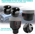 Water Cups Holder Expanders 2 in 1 Cup Holders Drinks Storage Expander Case for Cars Trucks Autos Universal Car Cup Holder for,Insert with Expandable Base, Fits Yeti, Hydroflask, Large Water Bottles - Image 3