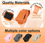 BFXM 2Pcs Sunglass Holder for Car Visor | Sunglasses Visor Clip for Car, Trucks, SUVs (Orange) - Image 4