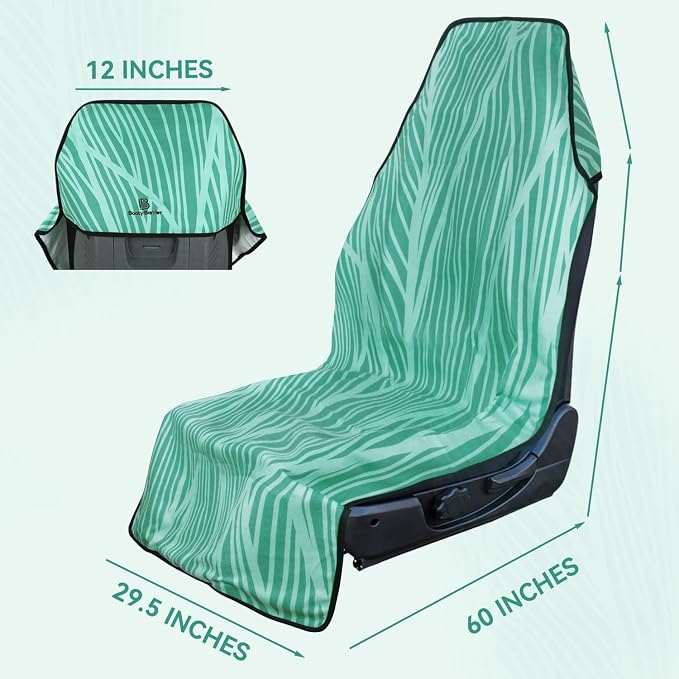 Booty Barrier 4.0 Waterproof Car Seat Cover for Sweat – Post-Workout Seat Protector for Runners, Gym, Beach & Sports – Washable, Eco-Friendly (Recycled Fabric) - Image 5