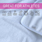 Car Seat Towel Covers Front Seats Protector for Gym and Workout, Automotive Washable Driver Cars Seat Sweat Cover for Dog, Compatible with Tesla Model Y Juniper/3/X/S (Fleece White, 1Pcs) - Image 5