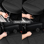 Car Seat Cover for Rear Car Seat Bottom,Luxury PU Leather Seat Cushion | Auto Interior Seat Cover Without Backrest,Full Wrapping Edge Works with Sedan SUV Pickup Minivan - Image 4