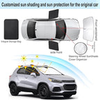 3PCS Car Window Shades Front Windshield Sun Shade Foldable Window Shade Custom Fit for 2013-2023 Che-vrolet Che-vy Trax Car Shades for Front Windows Anti-UV Rays Block Heat - Image 3