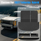 GYGY Trunk Mat and Lower Cargo Liner Set, Fit for 2027 Kia Telluride Hybrid | trunk mat & lower grooved mat (hybrid)All Weather Waterproof TPE Underfloor Storage Tray Cover - Image 2