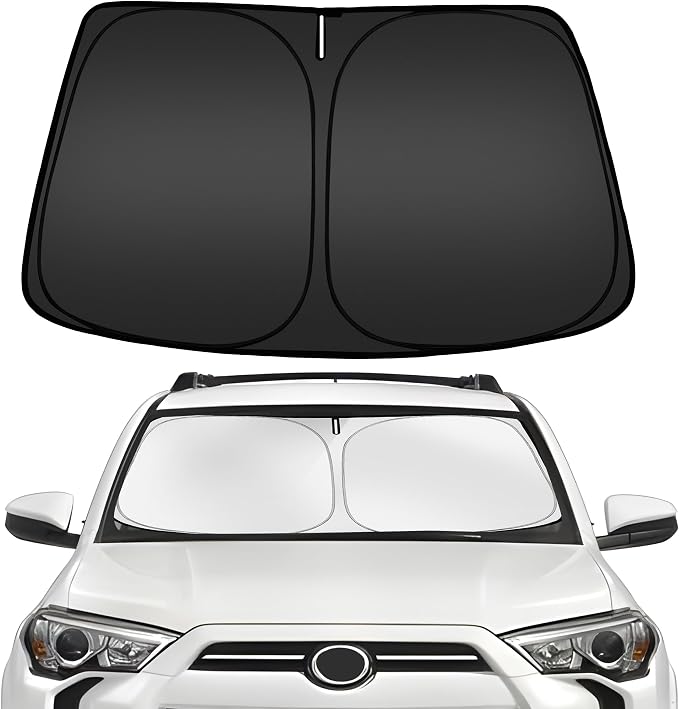 ARISMOTOR Windshield Sun Shade for Toyota 4Runner 4-Runner 2010-2025 | Custom Fit, Foldable, Front Window Sunshade Sun Visor Protector, Block UV Rays, Keep Car Cooler by ARISMOTOR