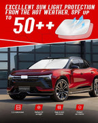 Custom Fit Windshield Sun Shade for Blazer EV 2024-2025 2026 | Foldable, Easy to Install & Store, Full Coverage, 210T Reflective Fabric, Blocks 99% of UV Rays - Image 7
