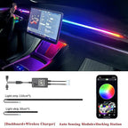 LED Car Ambient Lighting Strip for Tesla High Brightness with APP Control Multiple Colors and Car LED Strip Lighting Neon Lights for Model 3/Y (Dashboard& Center Console) - Image 7