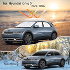 KMF 6pcs Thicken Sun Shades for Hyundai Ioniq 5 Accessories 2022-2025 2026, Custom Fit Full Car Window Covers Sunshade for Windshield Side Rear, Sun UV Block and Blackout Privacy for Camping Outdoor - Image 2
