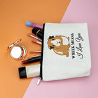 Guinea Pig Gifts Makeup Bag Guinea Pig Lover Gifts Animal Lover Gift Cosmetic Bag Guineas Pigs Themed Gift Christmas Birthday For Her Him Animal Lovers Friends Travel Bag - Image 5