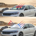 Windshield Sun Shade for 2016-2025 Chevy Malibu Accessories, Foldable Window Sunshade Sun Visor Protector, Front Windshield Sunshade Sun Shield Blocks UV Rays Heat - Image 6