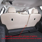 coverdream Custom Seat Covers Compatible with Select Toyota Corolla L,LE 2020 2021 2022 Models (Beige,Full Set) - Image 4