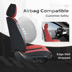 Coverado Car Seat Covers, Front Covers for Cars, Car Seat Cover Front Seats, Automotive Seat Cover, Waterproof, Leather Car Seat Cushion, Universal Interior Covers Seat Protectors for Most Cars - Image 3