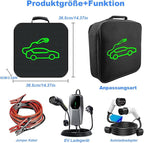 Portable EV Cable Bag for Charging Cable & Car Accessories, Organiser Bag Made of 1680D Nylon, Storage for Type 2/Type 1 Cable, Robust & Ideal for Car Boot or Garage - Image 2