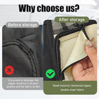 2PCS Car Seat Side Organizer, Car Organizers and Storage, Auto Front Seat Storage Hanging Bag, Auto Accessories Multifunctional Vehicle Mesh Pocket Holder for SUV Truck (Lvory White, 2PCS) - Image 5