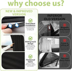New 4 Pcs Car Side Window Shades,Car Window Covers,Privacy Curtains,Block Light, Insulate Against Heat, and Shield Against Ultraviolet Rays,Easy Installation for Any Household Vehicle - Image 3