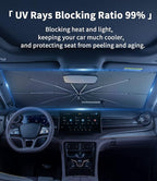 Custom-Fit for Kia Windshield Sun Shade Umbrella, UV Block Car Front Window with 360°Rotation Bendable Handle, Designed for Kia Accessories (for Kia Sorento) - Image 4