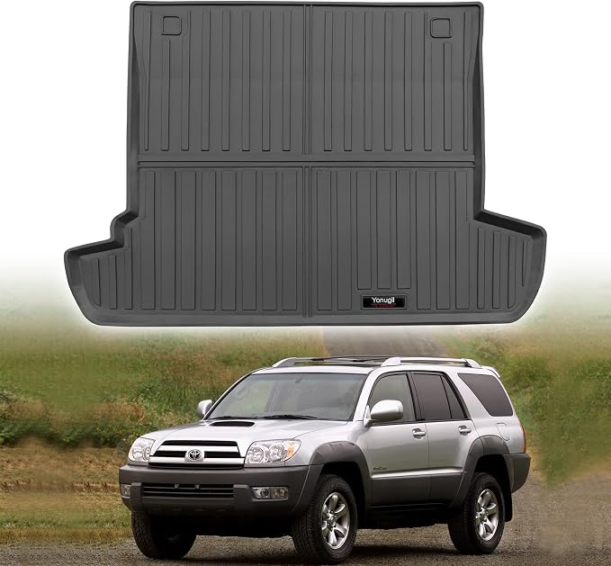 Custom for 2003-2009 Toyota 4Runner Cargo Mats Trunk Liner All Weather TPE Protection Mat Accessories (for 2003-2009 Toyota 4Runner) by Yonugli