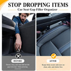 2 Pack Car Seat Gap Filler Compatible with Subaru Outback 2017-2025, Forester, Crosstrek Accessories, Seat Gap Organizer with Emergency Window Breaker & Sunglasses Holder - Image 3