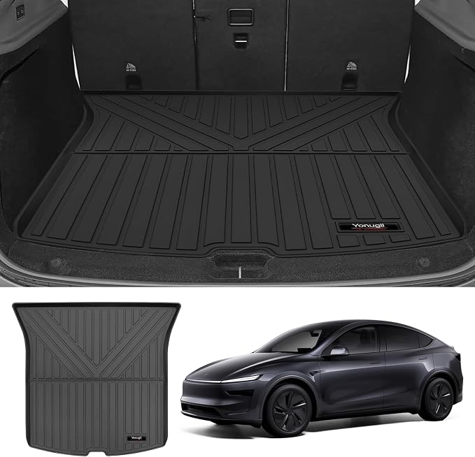 Custom Car Cargo Mats Trunk Liner All Weather TPE for 2025 2026 Tesla Model Y Juniper 5 Seat Accessories (for 2025 2026 Tesla Model Y Juniper 5 Seat) - Image 2