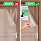 Door Protector from Dog Scratching 118" x 8.2" Cat Scratch Door Frame Single Side Adhesive Protector Anti Dog Scratch Door Guard for Dogs Clear CHUANGSEED (Pack of 2) - Image 3