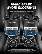 JOYTUTUS Car Cup Holder Expander Compatible with Toyota RAV4 2025 2024 2023 2022 2021 2020 2019,Compatible with Yeti Ramblers 12-36oz, Hydro Flasks 18-40oz,Large Bottles in 3.4"-3.8" (18-40oz) - Image 4