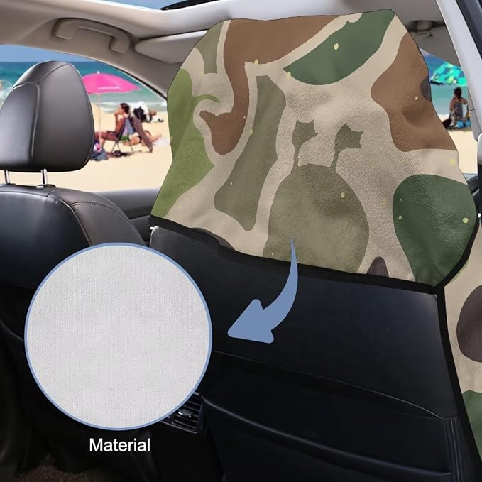 Car Towel Seat Cover Camo Duck Car Seat Cover Protector Breathable Comfortable Cars Interior Accessories Easy to Installation for Cars SUV Trucks - Image 3