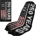 Horeset Vintage American Flag Car Seat Towel Cover – Patriotic Design Sweat Proof Seat Protector, Quick-Dry & Breathable for SUV Trucks Cars Sedan Van 250th Anniversary by Horeset