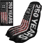 Horeset Vintage American Flag Car Seat Towel Cover – Patriotic Design Sweat Proof Seat Protector, Quick-Dry & Breathable for SUV Trucks Cars Sedan Van 250th Anniversary by Horeset