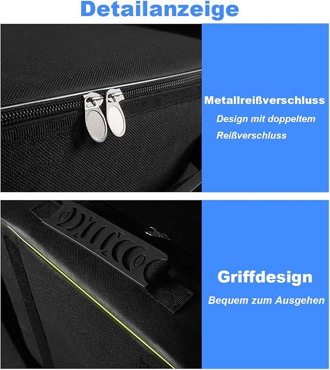 Portable EV Cable Bag for Charging Cable & Car Accessories, Organiser Bag Made of 1680D Nylon, Storage for Type 2/Type 1 Cable, Robust & Ideal for Car Boot or Garage - Image 8