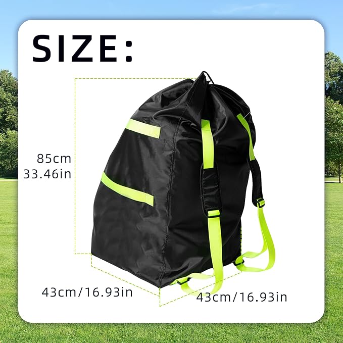 Flylin Car Seat Travel Bag,Double Waterproof Oxford Gate Check Bags | for Most Infant Carseat,Infant Carriers,Booster Seats,with Padded Backpack Shoulder Strap, 85x43x43cm - Image 2