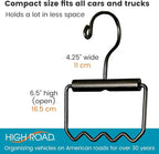 Heavy Duty Car Hanger for Clothes, Dry Cleaning and Garment Bags | High Road's Solid Steel Car Clothes Hanger Holds 12 Garments, Bottom Hooks Keep Hangers in Place, Easy Carry Handle - Image 6