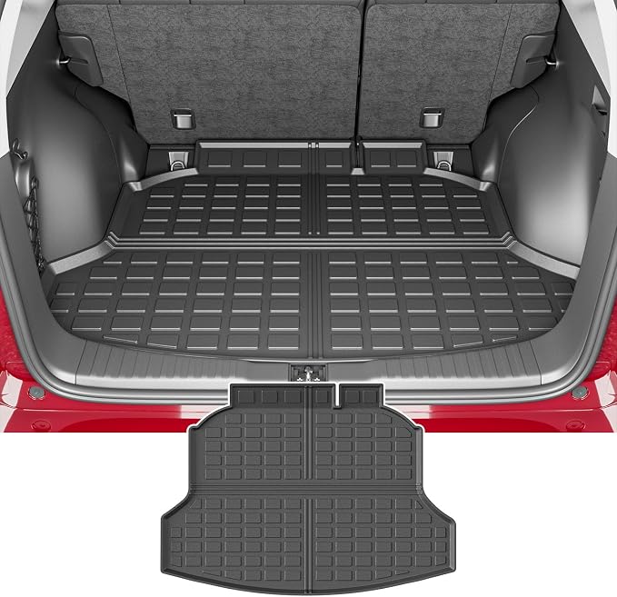 powoq Trunk Mat Compatible with 2012-2016 Honda CRV Trunk Liner TPE Cargo Liner Cargo Mat Replacement for 2012 2013 2014 2015 2016 Honda CRV Accessories (Fit 12-16 Model, Trunk Mat) by powoq