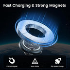 OHLPRO for MagSafe Car Mount Charger iPhone Wireless Car Charger, Stick on Dashboard Magnetic Phone Holder Mount for iPhone 17 Pro Max 16 15 14 Series, 15W Fast Charging, Aluminum Shell - Image 5