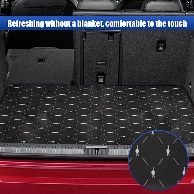 Car Trunk Cargo Liner, 38"×29" Scratch-Resistant Car Floor Mat, Washable Auto Trunk Protective Mat, Fashionable Vehicle Interior Decoration Accessories for SUVs, Trucks (Style3) - Image 3