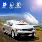 Windshield Sun Shade for 2013-2018 Volkswagen Golf MK7 | Full covered for windshield, Foldable & Durable, Block UV Rays, Reduce Heat, Easy to install, Keep Car Cooler - Image 5