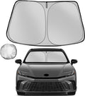 Windshield Sun Shade for 2025 2026 Toyota Camry Foldable Sun Sunshade for Car Front Window Blocks UV Rays and Heat Automotive Interior Protector Custom Fit Accessories | Foldable Sun Sunshade for Car Front Window Blocks UV Rays and Heat Automotive Inte... by Fonowka