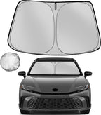 Windshield Sun Shade for 2025 2026 Toyota Camry Foldable Sun Sunshade for Car Front Window Blocks UV Rays and Heat Automotive Interior Protector Custom Fit Accessories | Foldable Sun Sunshade for Car Front Window Blocks UV Rays and Heat Automotive Inte... by Fonowka