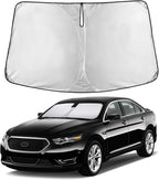 EcoNour Windshield Sunshade Compatible for Ford Taurus 2013-2017 2018 2019 | Sun Visor for Front Windshield & Window Sun Shade Cover, UV Heat Blocker & Protector, Car Accessories by EcoNour