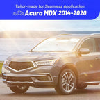 Windshield Sun Shade Fit for Acura MDX 2014-2020, Custom Umbrella Shades | Foldable Front Window Sunshade with 360° Rotating Shaft, Car Shades with UV & Heat Protection - Image 3