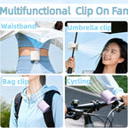 Car Clip On Air Conditioner Fan with LED Display, 2026 New Portable Air Conditioners for Car, 360° Rotation Adjustable Mini Cooling System, Hands-Free Clip on fan for Auto Vehicle - Image 4
