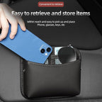 Universal Car Side Pocket Organizer for Car Seat, PU Leather Car Pocket Pouch, Door, Window, Console, Keys Cards Cell Phone Sunglasses Holder for Car, Multifunctional Car Organizer Accessories. - Image 2