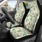 GENANY Dragon and Dice Car Seat Covers, 2-Piece Front Seat Set | 2-piece polyester front seat cover set, each 49.5 x 19.6 inches, with adjustable straps and hooks - Image 3