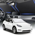 SINGARO 300T Universal Car Windshield Sun Shade, Foldable Reflective for Windshield & Window Shades with Overlapping Design, Car Interior Accessories (55.9" L x 37.4" W) by SINGARO
