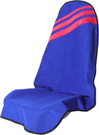Sweat Towel Car Seat Cover Protector Front Seats for Gym Workout, Running, Swimming, Beach and Hiking, Waterproof Universal Seat Cover for Car, Trucks, Van & SUV (1, FSH-Blue/RED, Front) by Unknown