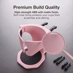 Car Cup Holder, Stable Cup Holder Expander for Car Air Vents, Car Ashtray Holder, Suitable for Sedans SUVs Trucks with Horizontal Blade Vents (Pink) - Image 6