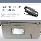Frienda 20 Pcs Sunglasses Holder for Car Sun Visor Clip,Gray | Visor Clips for Eyeglasses, Securely Holds Glasses, Ticket Card Holder, Metal Shell Spring Clip, For Women Men Drivers - Image 5