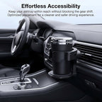 Car Cup Holder, Stable Cup Holder Expander for Car Air Vents, Car Ashtray Holder, Suitable for Sedans SUVs Trucks with Horizontal Blade Vents (Black) - Image 5