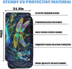 Dragonfly Car Windshield Sun Shade Sun Visor Protector, Universal Fit, 59L x 31.5W Inch, UV Protection, Easy to Use and Store - Image 6