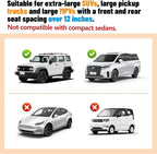 Car Desk for Laptop, Portable Car Table Tray for Front/Rear Passenger Seat | Stable Tall Table Height Adjustable Laptop Desk for Travel, Work & Eating - Image 8
