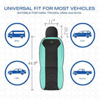 Skechers Memory Foam Seat Covers,Leather Car Seat Covers, Ultimate Comfort & Support Front Seat Covers Airbag Compatible, Automotive Universal Fit Most for SUVs, Vans, Sedans, Cars, Trucks,Mint - Image 5